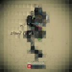 دانلود وکتور عید پاک با تخم مرغ رنگارنگ و زیور گل