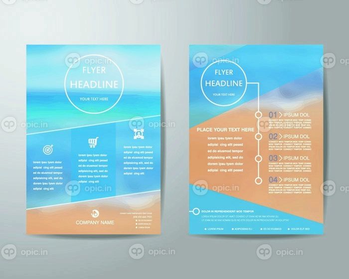 دانلود قالب انتزاعی طراحی بروشور انتزاعی در قالب A4، بردار eps10