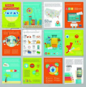 دانلود مجموعه عظیمی از عناصر infographics در مورد سفر. تصاویر طراحی کیفیت، عناصر و شرکت