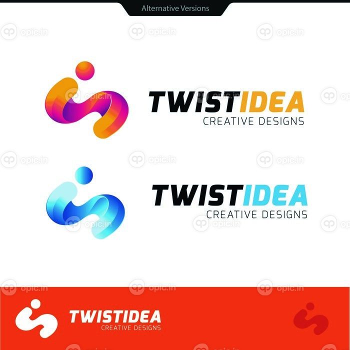 دانلود آرم Twist Idea، آرم Idea، لوگوی الگو
