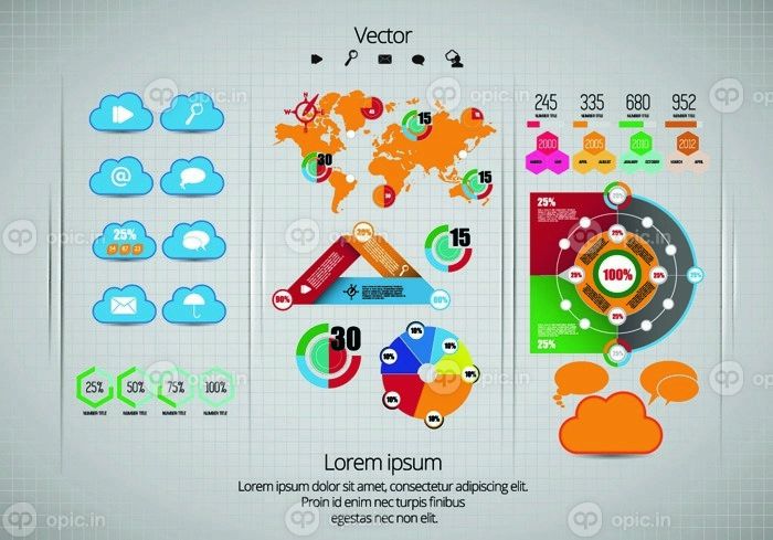 دانلود بردار infographics تصویر