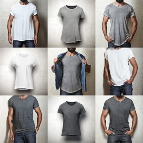 دانلود مجموعه ای از تصاویر تی شرت های خالی مختلف