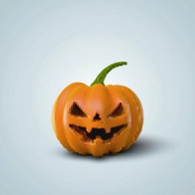 دانلود کدو تنبل هالووین. تصویر برداری تصویر انتزاعی کدو تنبل واقعی