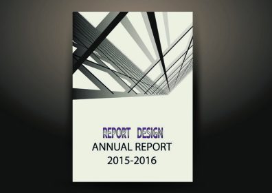 دانلود بردار مدرن انتزاعی گزارش سالانه، بروشور یا قالب طراحی فلیکر