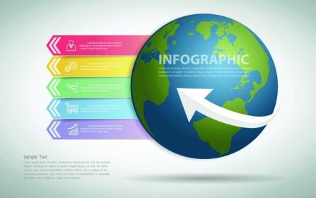 دانلود طراحی قالب جهانی infographic. می تواند برای طرح گردش کار، نمودار، گزینه های تعداد مورد استفاده قرار گیرد