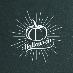 دانلود کدو تنبل هالووین. تصویر برداری تصویر انتزاعی. ترکیب نامه با شعاع نور