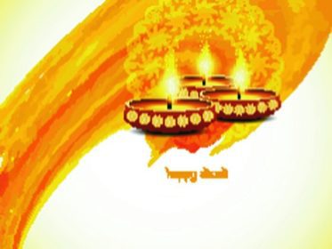 دانلود طراحی کارت های زیبا از جشنواره دیوالی جشنواره هند با لامپ