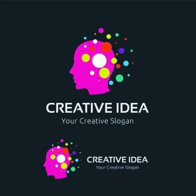 دانلود آرم ایده خلاق، لوگوی مغز، ایده، آرم آموزش و پرورش، یادگیری، قالب آرم بردار