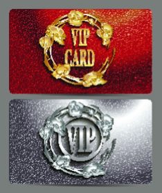 دانلود کارتهاي قرمز و نقره اي VIP با طرح گل