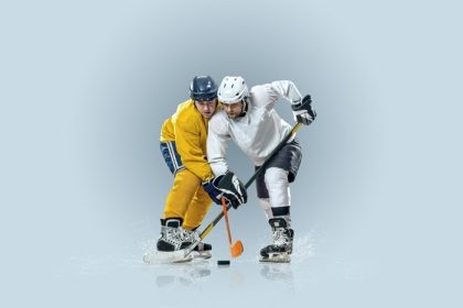 دانلود بازیکن هاکی روی یخ و اثرات نور