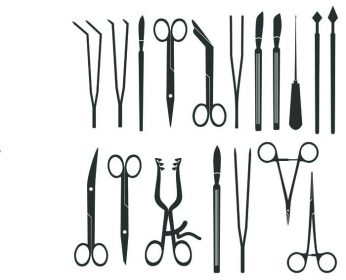 دانلود ابزار جراحی و ابزار جراحی eps10