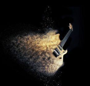 دانلود گیتار الکتریک با اثر fusin Natural wood