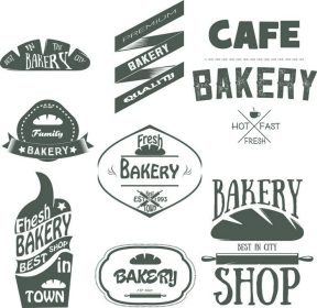 دانلود مجموعه آرم های نانوایی ، برچسب ها ، نشان ها و عناصر طراحی.صفحات