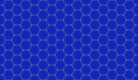دانلود الگوی دایره ای آبی و سفید چینی ظریف از پرسلن در وکتور شبکه شش ضلعی