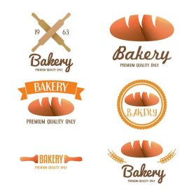 دانلود مجموعه آرم های نانوایی مدرن ، برچسب ها ، نشان ها و عناصر طراحی.صفحات