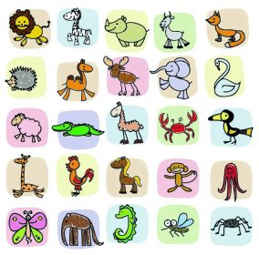 دانلود نقشه های کودکان و حیوانات doodle_002