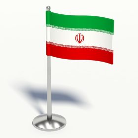 دانلود تصویر سه بعدی ایران با پس زمینه سفید