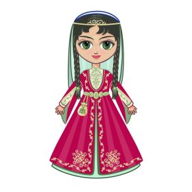 دانلود دختر در لباس چچن. لباسهای تاریخی_002