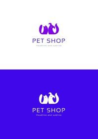 دانلود صفحه اصلی آرم فروشگاه حیوانات خانگی