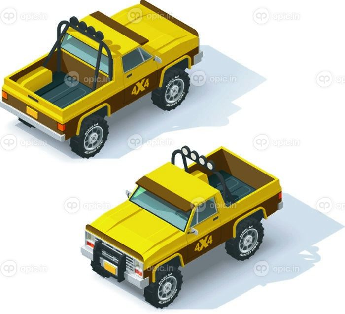 دانلود نماد ایزومتریک نماینده وانت_002