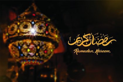 دانلود تبریک ماه مبارک رمضان کریم در زمینه تاری و روشن با لامپ زیبا و روشن عربی و حروف خطاطی خطی. وکتور تصویر_003
