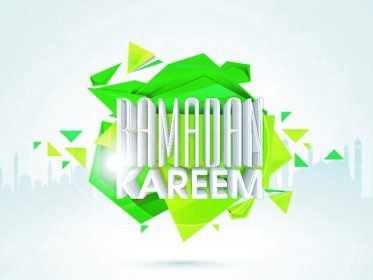 دانلود متن شیک سه بعدی رمضان کریم بر روی پس زمینه انتزاعی مساجد برای جشنوار community جشنوار community جامعه مسلمانان
