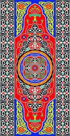 دانلود وکتورهای رنگارنگ اسلامی خاورمیانه سنتی Ornaments