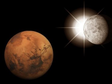 دانلود سیاره سرخ. عناصر این تصویر که توسط ناسا تهیه شده است