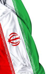 دانلود پرچم موج دار ایرانی در زمینه سفید_001