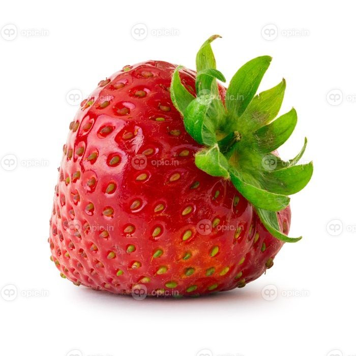 دانلود توت فرنگی جدا شده در سفید background_001