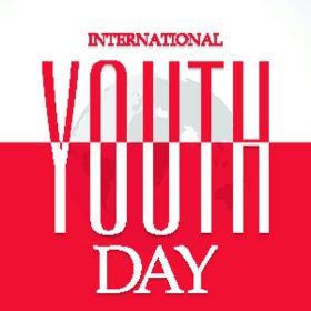 دانلود تصویر برداری از یک متن شیک برای روز جهانی جوانان_001