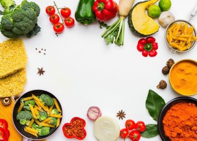 دانلود انتخاب سبزیجات و گیاهان دارویی بر روی سفید background