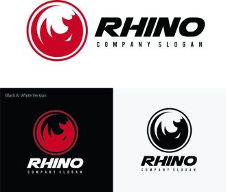 دانلود لوگوی وکتور Rhino Template_001