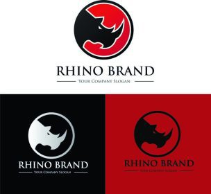 دانلود لوگوی وکتور Rhino Template_002