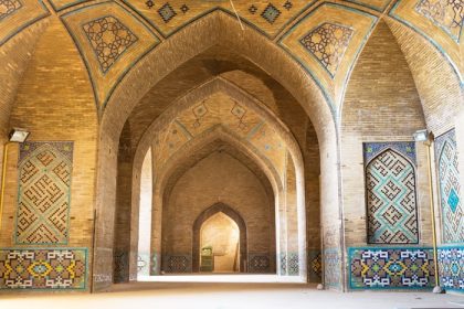 دانلود اصفهان ، ایران – 29 آوریل 2015 مسجد الحکیم ، واقع در نزدیکی بازار اصفهان ، در ایران ، در سال 1654 در زمان سلطنت شاه _001 ساخته شد