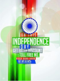 دانلود وکتور بروشور ، جلد مجله و تبریک روز استقلال هند
