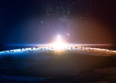 دانلود سیارات روی سحابی در فضا. عناصر این تصویر که توسط NASA_002 تهیه شده است