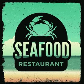 دانلود علامت پرنعمت رستوران غذاهای دریایی. الگوی logotype_001