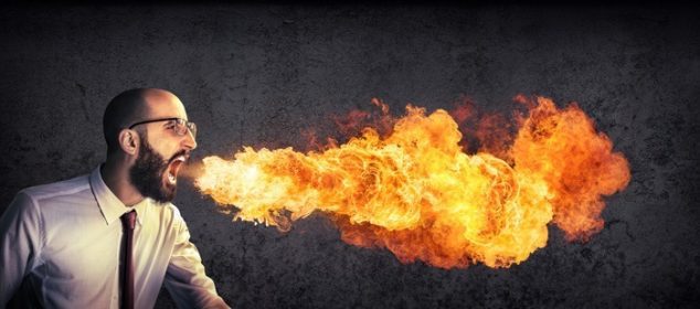 دانلود عصبانی و خشمگین اعلامیه – تاجر تف کردن آتش
