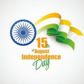 دانلود مفهوم روز استقلال خلاق هند. تصویر برداری EPS 10