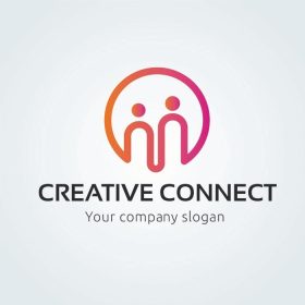 دانلود Creative Connect ، آرم افراد ، آرم خانواده ، آرم بیمه ، آرم جامعه ، آرم اجتماعی ، الگوی آرم وکتور