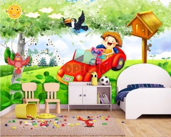 دانلود اتاق کودک زیبا اتاق کودک تازه اتاق کودک پس زمینه اتاق نقاشی دیوار