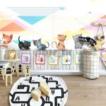 دانلود وکتور مناظر روستای زمستانی به سبک وکتور مسطح