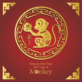 دانلود میمون زودیاک چینی. ترجمه متن کوچک 2016 سال میمون