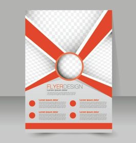 دانلود قالب بروشور بروشور تجارت. پوستر A4 قابل ویرایش برای طراحی ، آموزش ، ارائه ، وب سایت ، جلد مجله. نارنجی