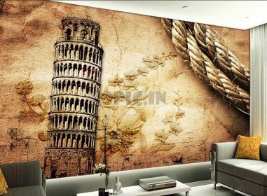 دانلود طرح کاغذ دیواری طرح کاغذ دیواری برج پیزا