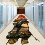 دانلود عکس اسکله بتنی احاطه شده توسط آب در کوئینزلند استرالیا