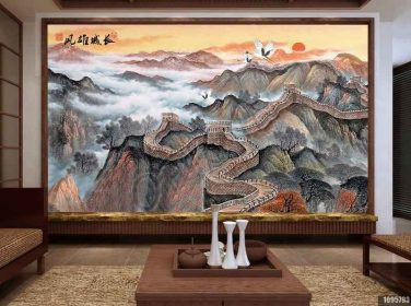 دانلود طرح کاغذ دیواری نقاشی جوهر به سبک چینی ، نقاشی چینی ، دیوار عالی ، دیوار پس زمینه