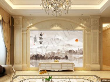 دانلود طرح کاغذ دیواری پس زمینه تلویزیون چشم انداز بافت مرمر چینی wall_002