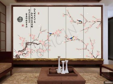 دانلود طرح کاغذ دیواری دست چینی جدید دیوار پس زمینه azalea دقیق را نقاشی کرده است